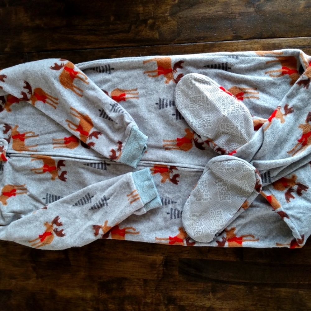 Carter's full zip fleece pajamas | Moose